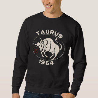 Sweatshirt Horoscope Zodiac Sign Bull Taurus 1964