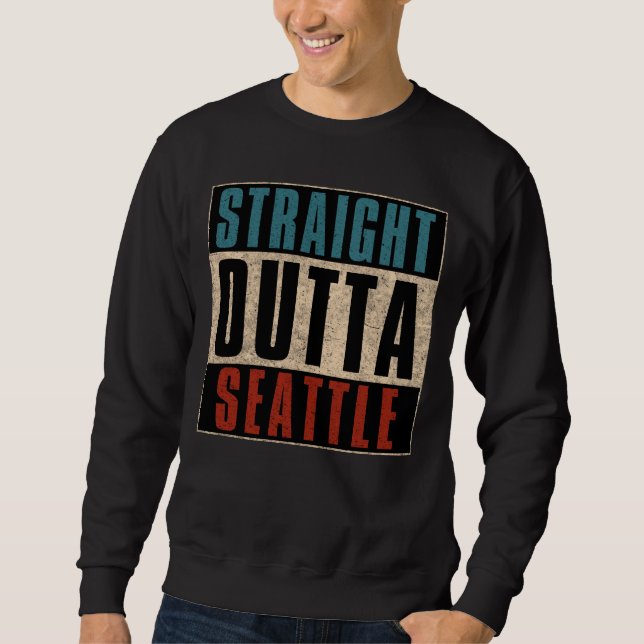 Sweatshirt Hors de Seattle Washington WA USA (Devant)