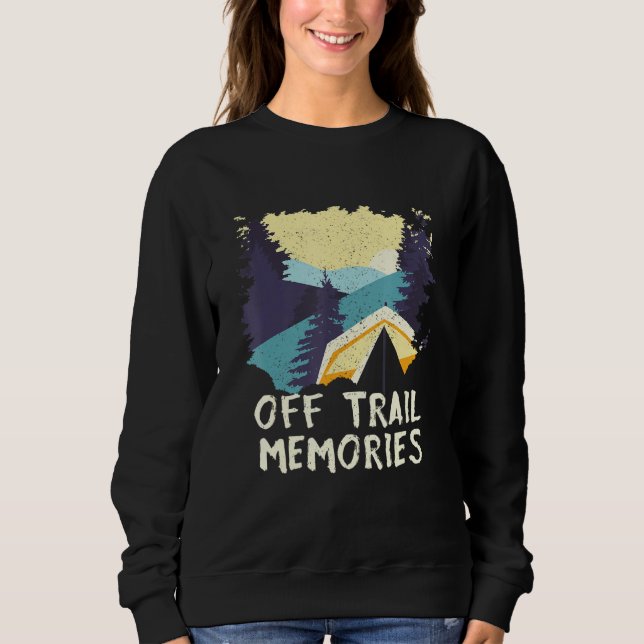 Sweatshirt Hors sentier Souvenirs Randonnées Amis Hiker Buddy (Devant)