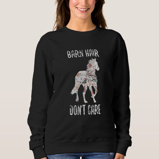 Sweatshirt Horse équitation Citations Vintage (Devant)