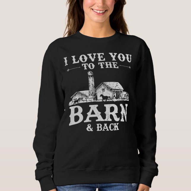 Sweatshirt Horse Graphisme Pour Femmes Et Hommes Cheval (Devant)