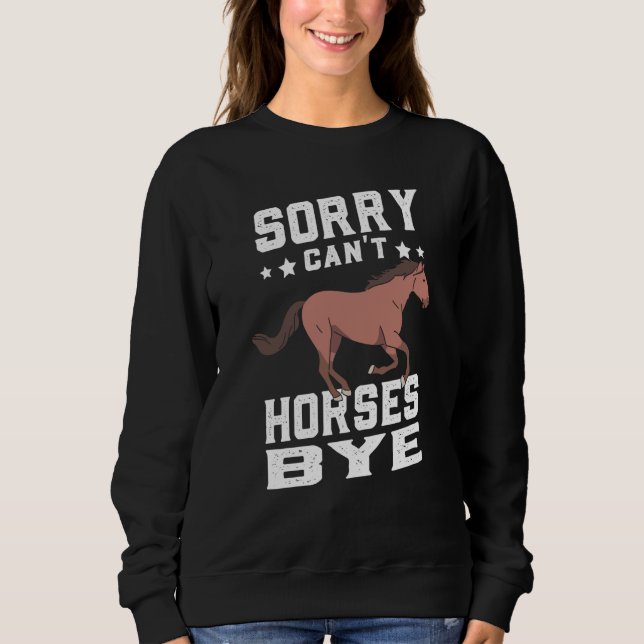 Sweatshirt Horse Riding Owner Outfit Equestrian Horse  for Gi (Devant)