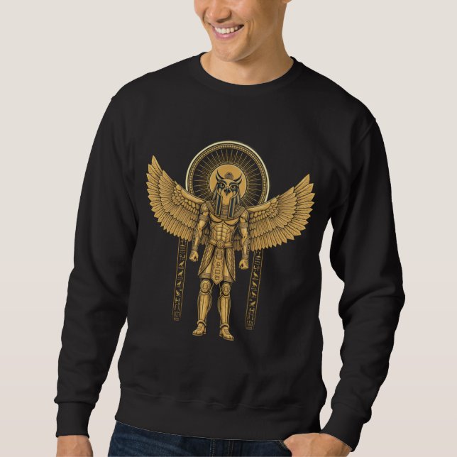 Sweatshirt Horus avec disque solaire  (Devant)