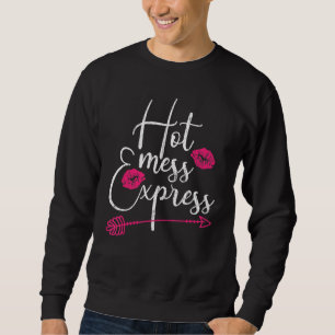 Sweatshirt Hot Mess Express Maman Mère Graphisme