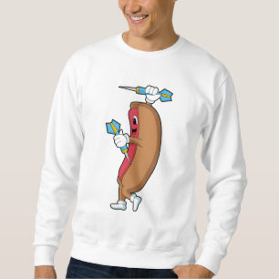 Sweatshirt Hotdog à Darts avec Dart.PNG