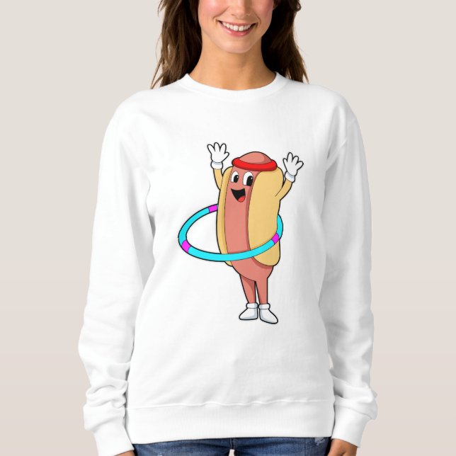 Sweatshirt Hotdog at Fitness avec Flywheel (Devant)