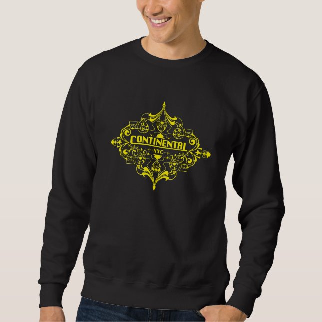 Sweatshirt Hôtel Continental NY Nerd Geek Graphique 1 (Devant)