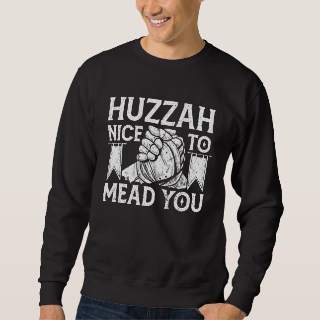 Sweatshirt Hourra Enchanté De Vous Rencontrer Chevalier Noble (Devant)