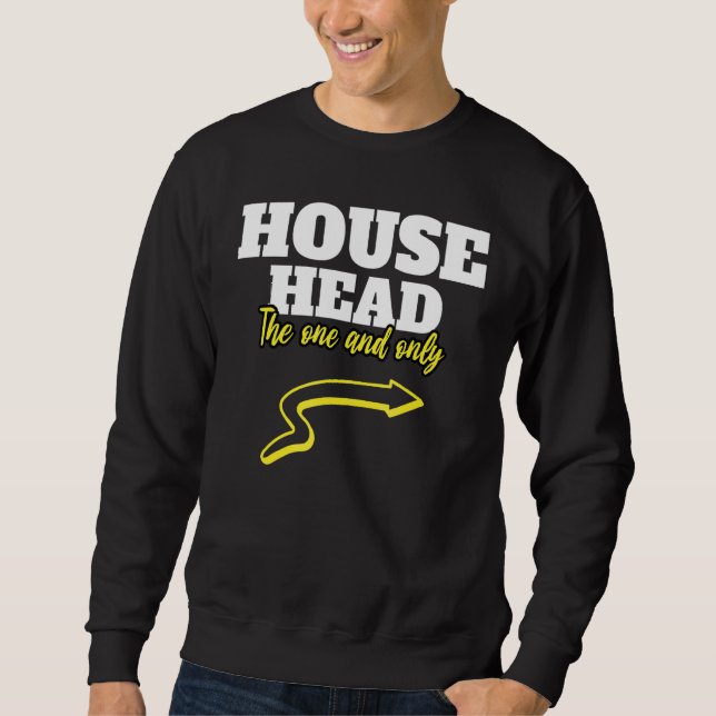 Sweatshirt House Head Music Souling Deep House Dj (Devant)