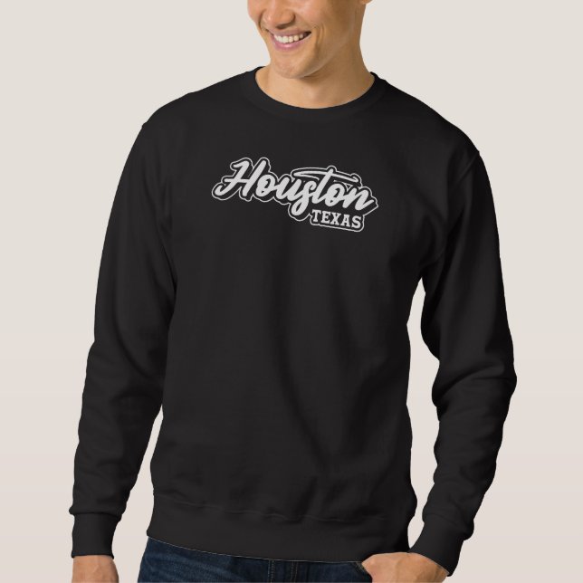 Sweatshirt Houston Design pour le Houstonian fier (Devant)