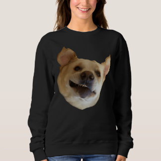Sweatshirt Houston Photo Yellow Lab Derp Face