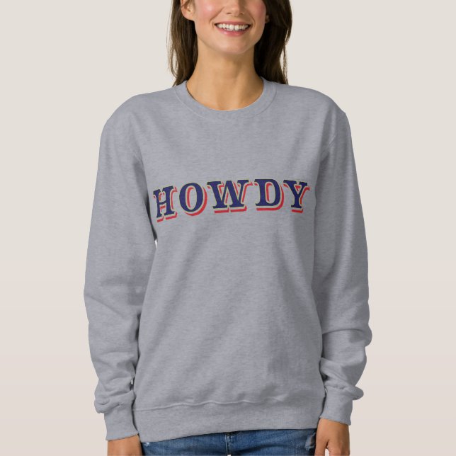 Sweatshirt Howdy (Devant)