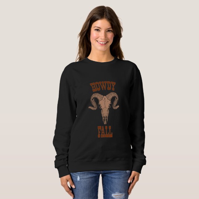 Sweatshirt Howdy Fall (Devant entier)