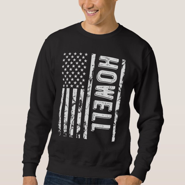 Sweatshirt Howell Nom Funny Nom de famille Équipe Howell Fami (Devant)