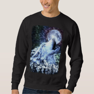 Sweatshirt Howling Wolf Moon Wolves Winter