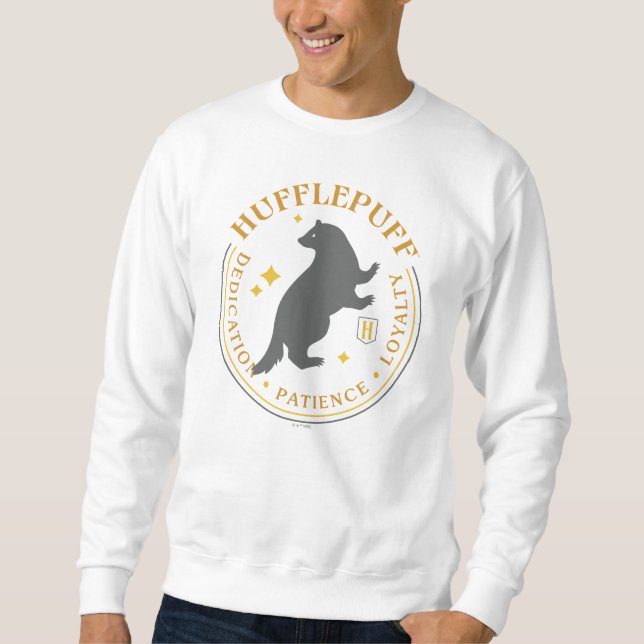 Sweatshirt HUFFLEPUFF™ Badger House Pride Badge (Devant)