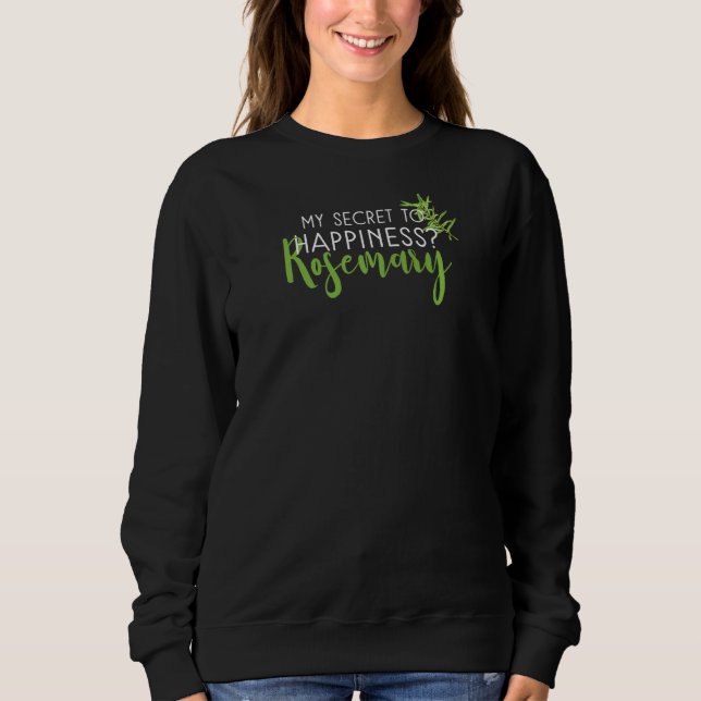 Sweatshirt Huile Essentielle de Romarin Aromath pour le Bonhe (Devant)