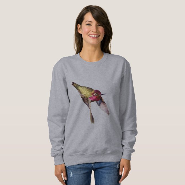 SWEATSHIRT - HUMMINGBIRD IN FLIGHT (Devant entier)