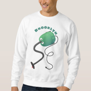 Sweatshirt Humour de dessin animé de l'aspirateur mignon