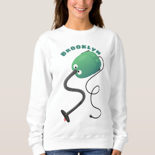 Sweatshirt Humour de dessin animé de l'aspirateur mignon