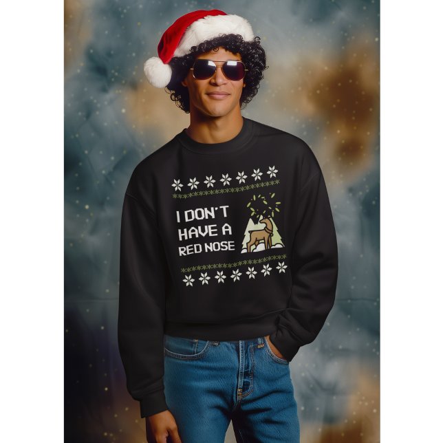 Sweatshirt Humour de Noël drôle Renne (Créateur téléchargé)