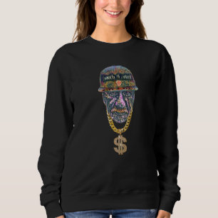 Sweatshirt Humour Fête des pères Bling Bling Mème Bong Et Bon