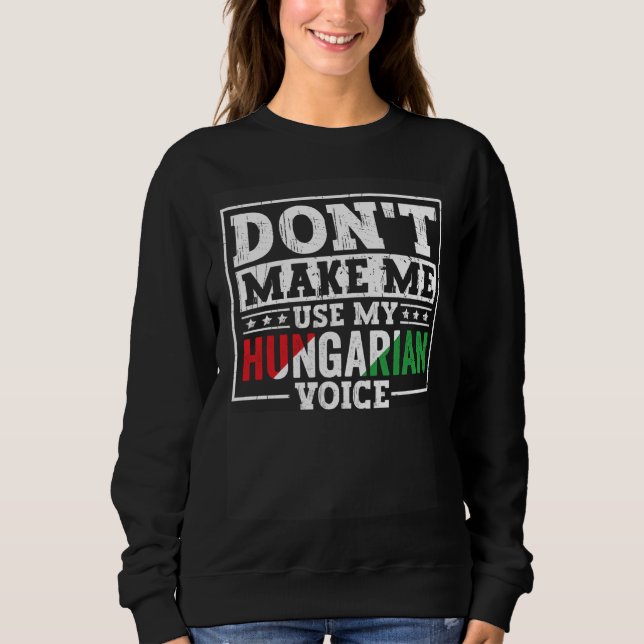 Sweatshirt Hungarian Roots  Hungary Heritage Apparel Men Wome (Devant)