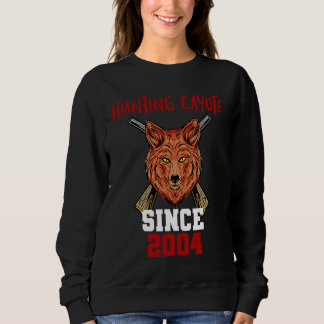Sweatshirt Hunting cayote since 2004
