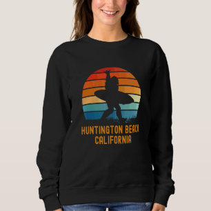 Sweatshirt Huntington Beach California Sasquatch Souvenir