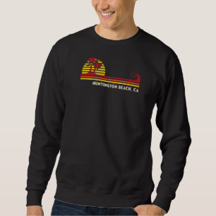 Sweatshirt Huntington Beach Californie Orange County Palm Tre