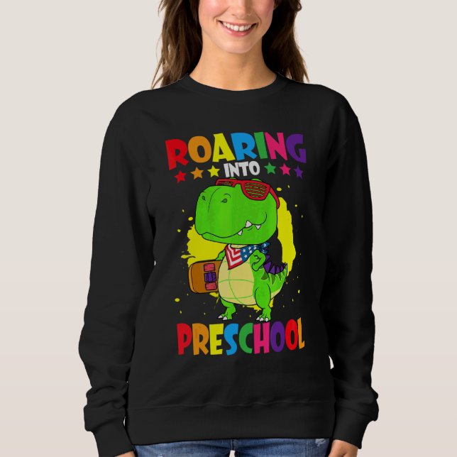 Sweatshirt Hurlement dans l'enseignement préscolaire Enseigna (Devant)