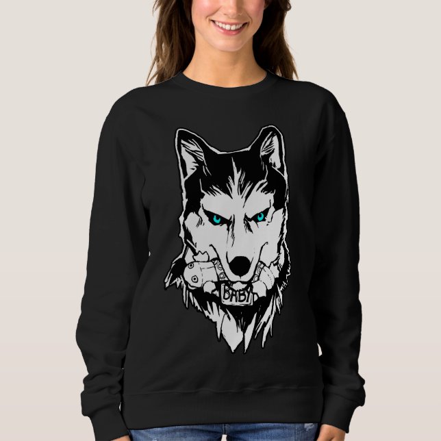 Sweatshirt Husky Husky Wolf (Devant)