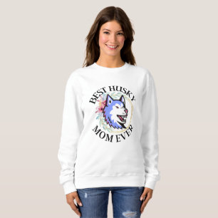 Sweatshirt Husky Maman, Chien Maman, Husky Gift
