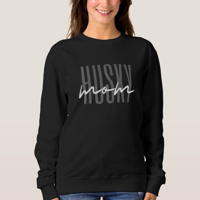 Sweatshirt Husky Maman Fur Mama Chien (Devant)