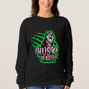 Sweatshirt Husky On Watch