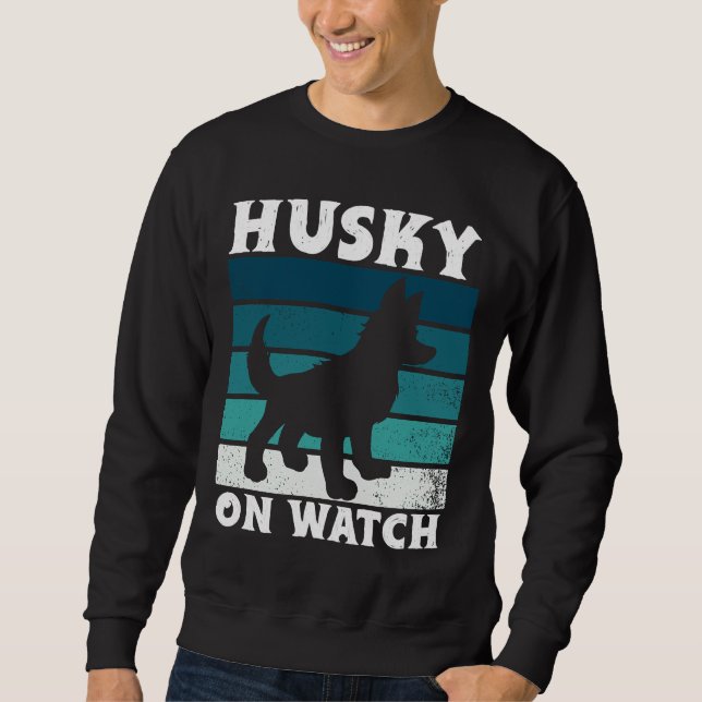 Sweatshirt Husky On Watch Essentiel (Devant)