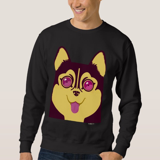 Sweatshirt Husky Puppy (Devant)