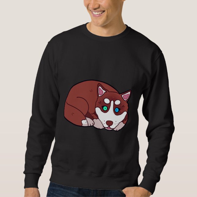 Sweatshirt Husky Puppy (Devant)