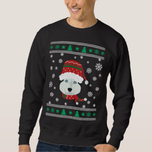Sweatshirt Husky Ugly Christmas