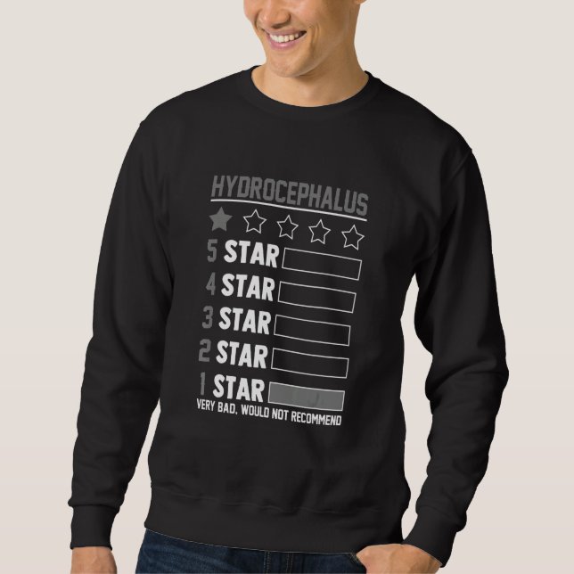 Sweatshirt Hydrocéphalie Étoile Classement Examen Maladie cér (Devant)