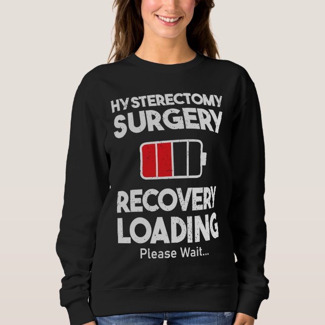 Sweatshirt Hysterectomy Surgery Recovery Loading  Uterus Remo (Devant)