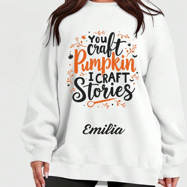 Sweatshirt I Craft Stories Halloween Custom Shirt pour les éc (Créateur téléchargé)