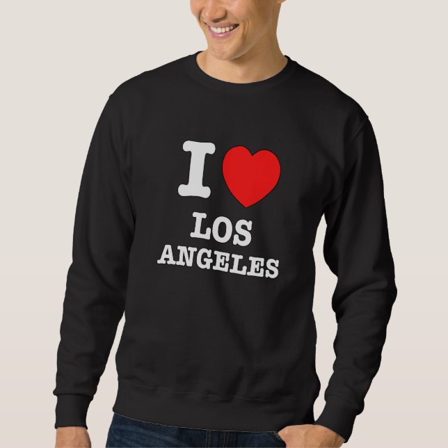 Sweatshirt I Heart Los Angeles Ca Love (Devant)