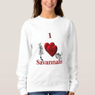 Sweatshirt I Heart Savannah Chat