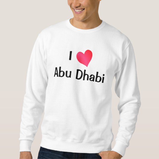 Sweatshirt I Love Abu Dhabi (Devant)