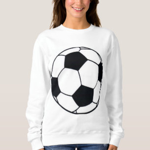Sweatshirt I Love Football (Soccer) Coeur du jeu : I Love