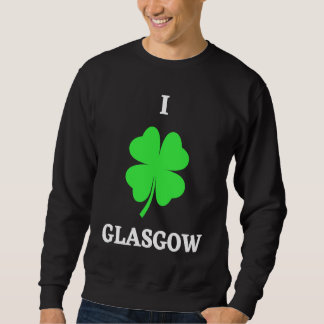 SWEATSHIRT I LOVE GLASGOW