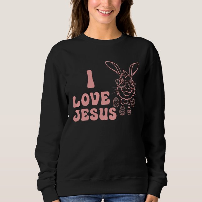 Sweatshirt I love Jesus (Devant)
