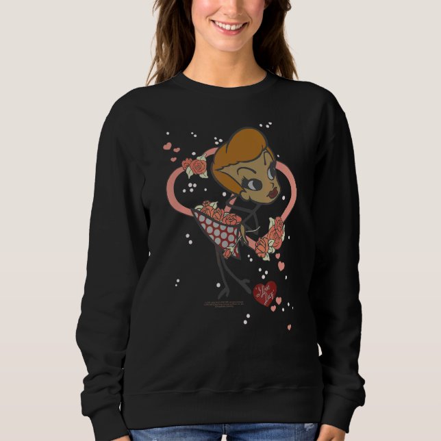 Sweatshirt I Love Lucy Fun Girl (Devant)