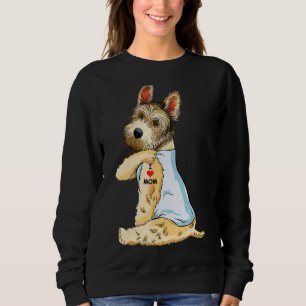 Sweatshirt I Love Mom Tattoo Berger Picard Maman Fête des mèr